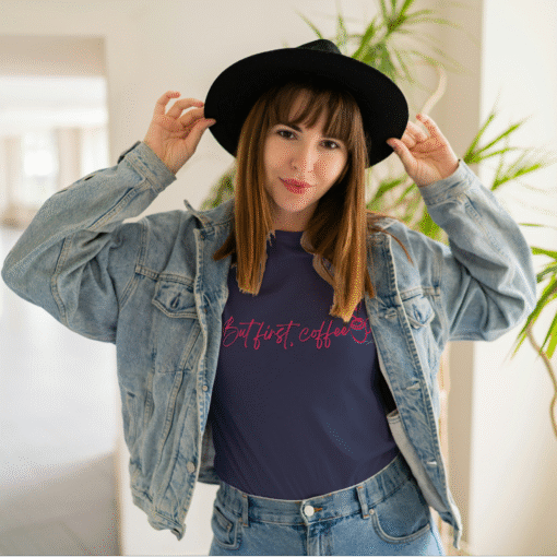 Alternative view of But First Coffee Women's T-shirt