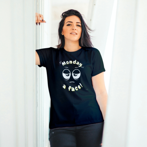 Alternative view of 'If Monday Had a Face' Women’s T-Shirt