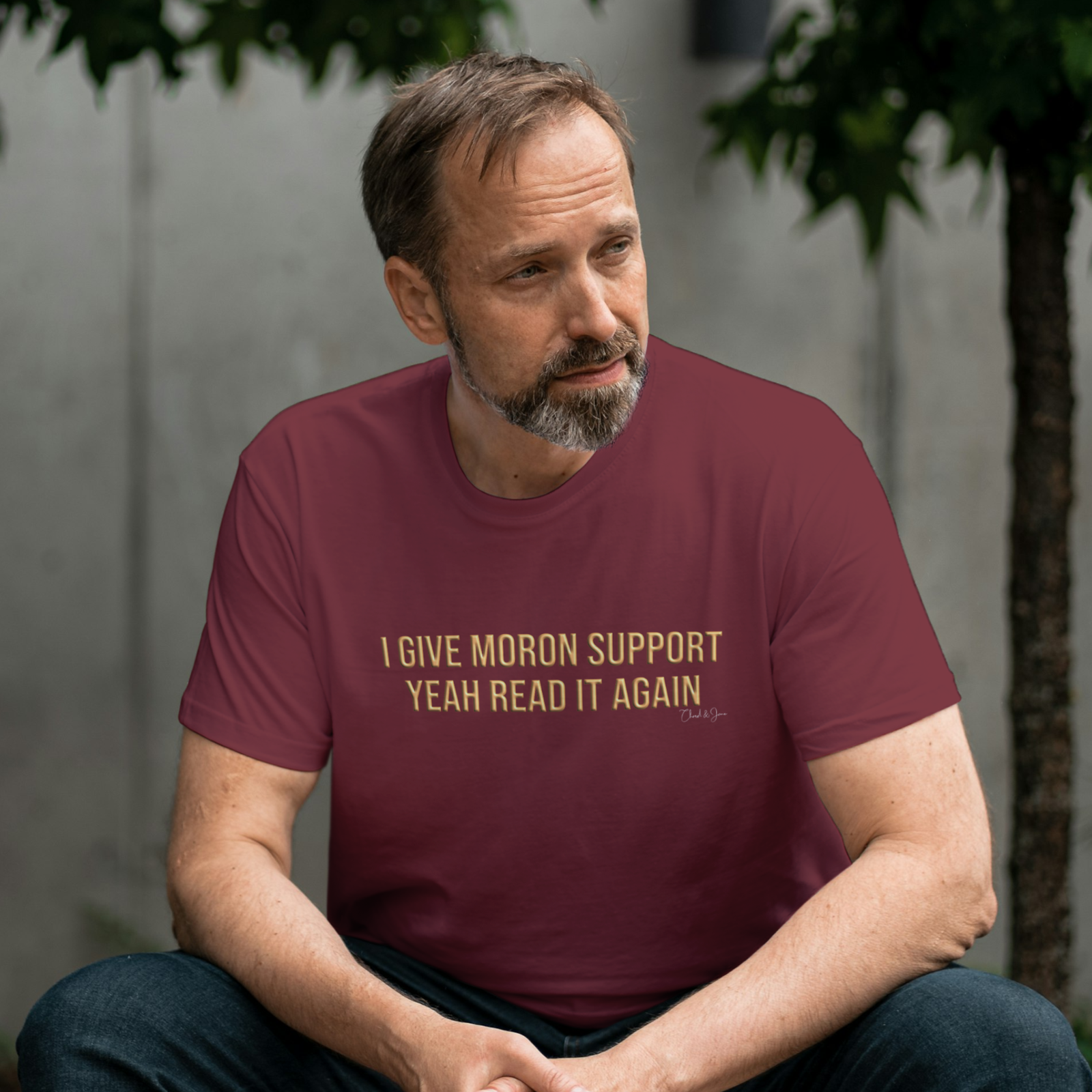 I Give Moron Support Men's T-shirt - Image 7