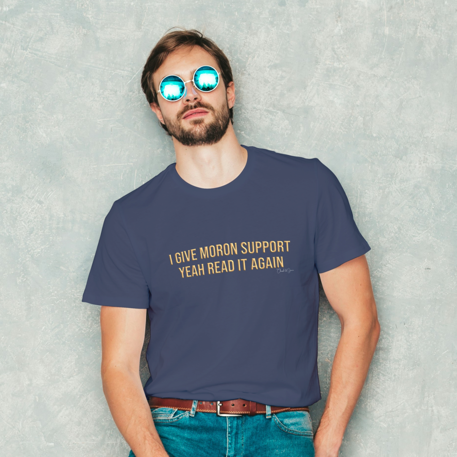 I Give Moron Support Men's T-shirt - Image 9