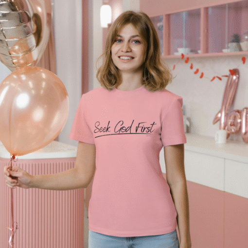 Alternative view of Seek God First Women's T-shirt
