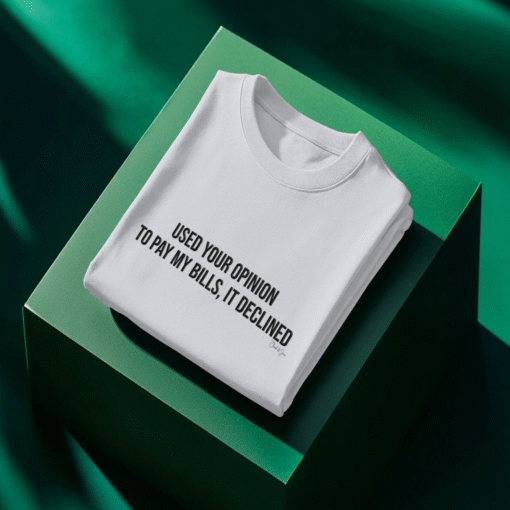 Alternative view of Used Your Opinion Women's T-shirt