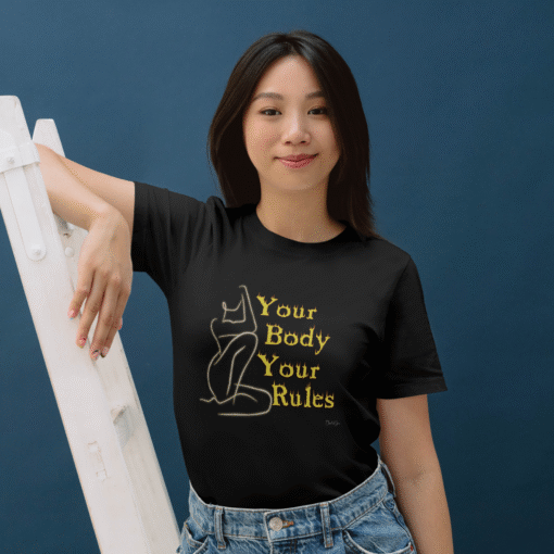Alternative view of 'Your Body Your Rules' Women’s T-shirt